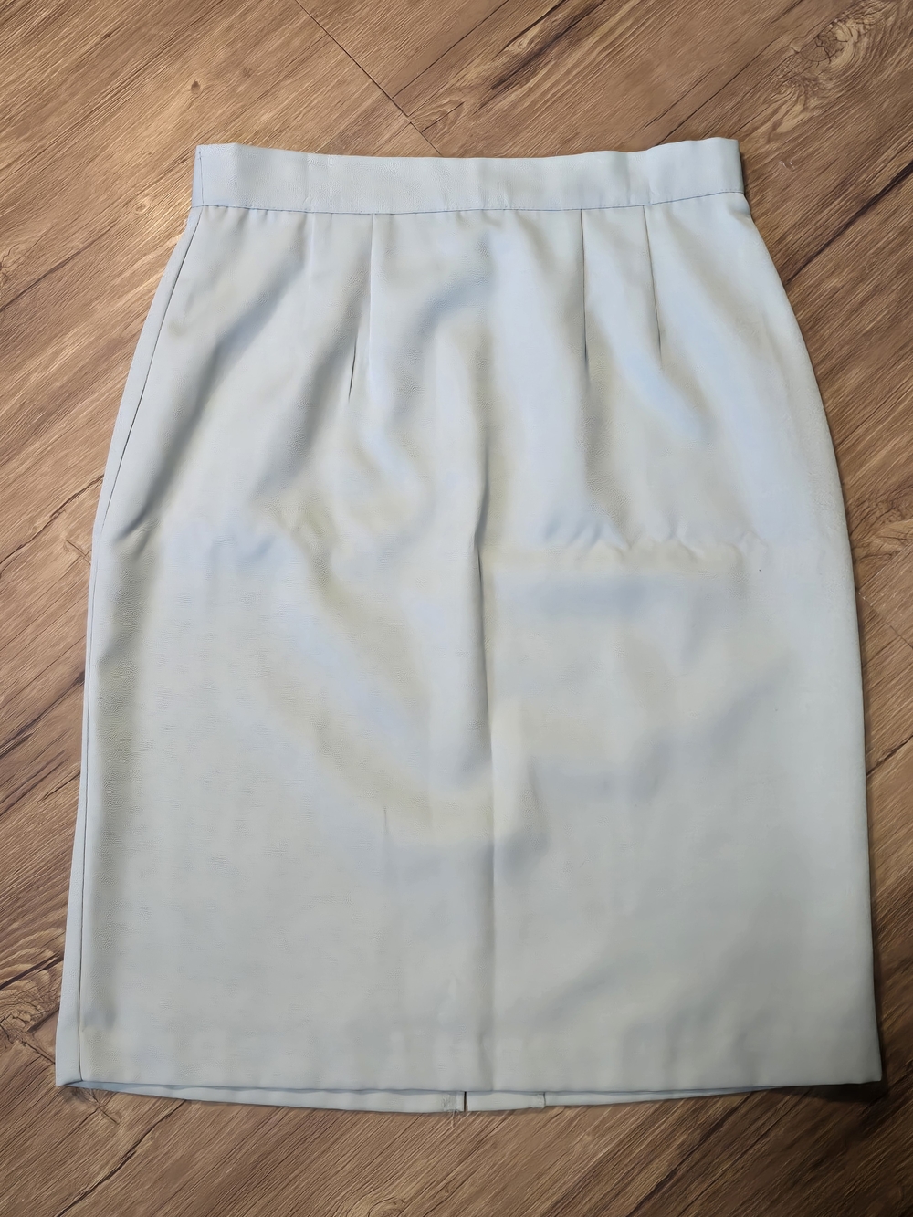 Vintage Willow Ridge Pale Green Pencil Skirt Coastal Grandma, Modest Workwear